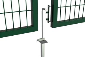 Portail grillage rigide RAZO 300x160cm vert 10