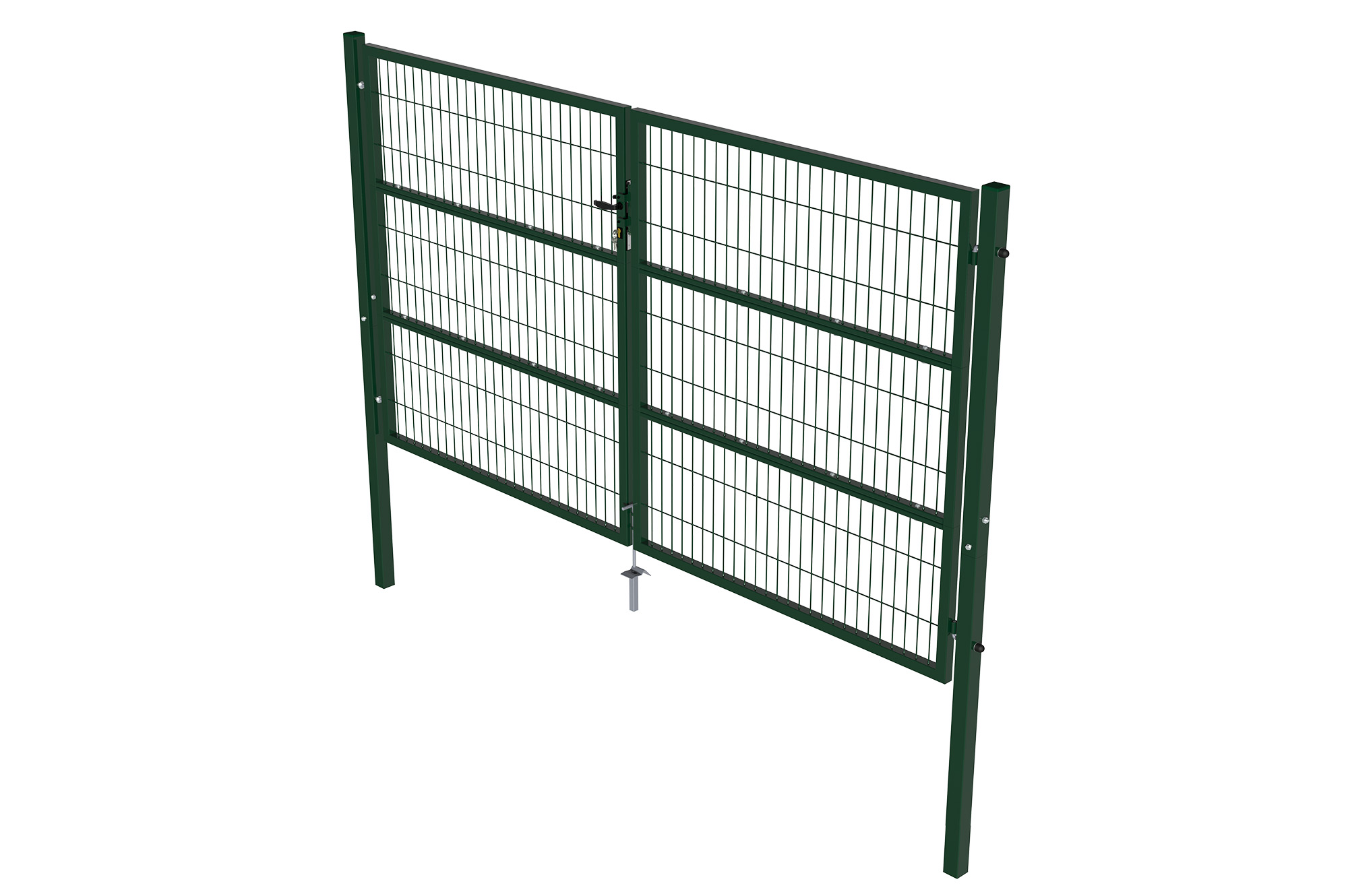 Mesh gate 3m RAZO H.160cm + side gate 1m RAZO H.160cm green 10