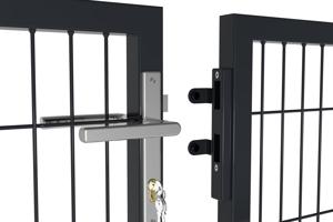 Mesh gate 3m RAZO H.200cm grey 12