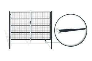 Mesh gate 3m RAZO H.200cm grey 6