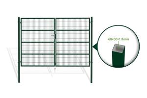 3m RAZO H.200cm Grön mesh slaggrind 7