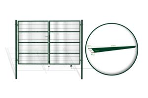 3m RAZO H.200cm Grön mesh slaggrind 6