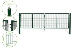 RAZO 4m Υ.120cm Πράσινη διχτυωτή κούνια πύλη main image