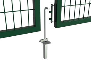 Portail grillage rigide RAZO 400x160cm vert 10