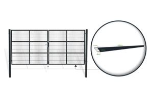 Mesh gate 4m RAZO H.180cm grey 8