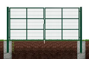 Mesh gate 4m RAZO H.180cm green 6