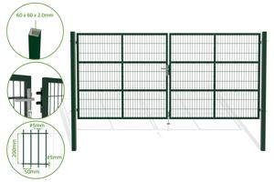 RAZO H.180cm Zaļi 4m sieta veramie vārti main image