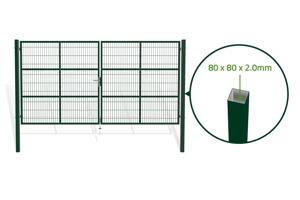 Mesh gate 4m RAZO H.200cm + side gate 1m RAZO H.200cm green 7