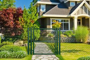 Puerta de malla​ 1m OLGA Alt.100cm verde 9