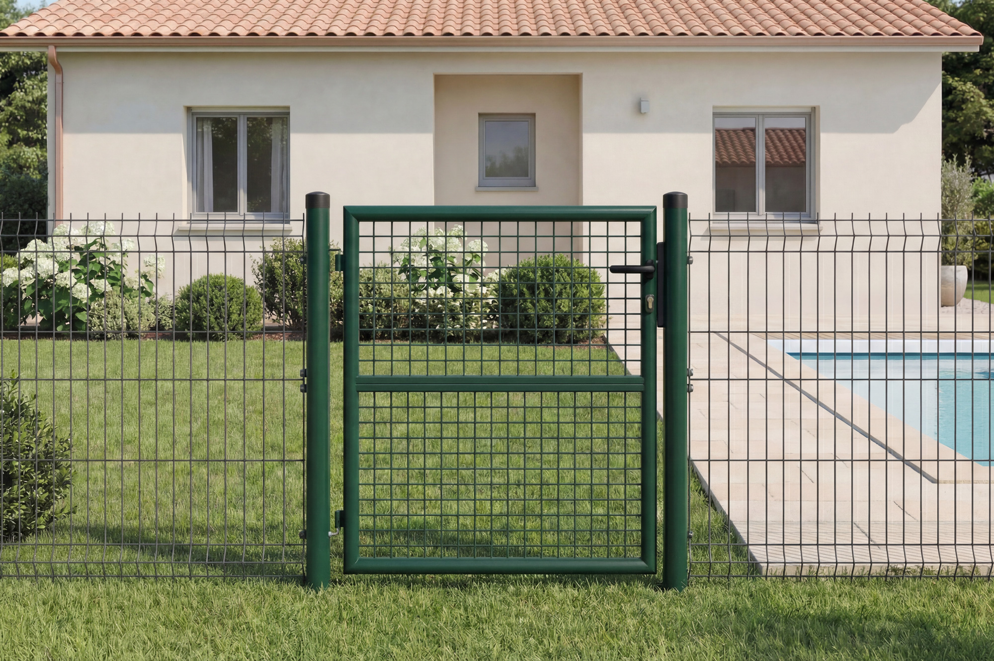Puerta de malla​ 1m OLGA Alt.100cm verde 4