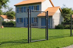 Puerta de malla​ 1m OLGA Alt.130cm gris 4