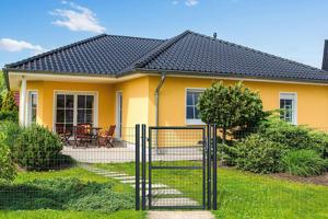 Furtka Ogrodzeniowa 1m OLGA 100P130 Szary z okrągłymi słupkami 3