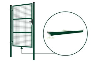 Wire mesh side gate 1m OLGA H.180cm green 7