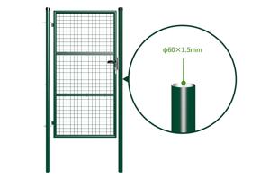 Wire mesh side gate 1m OLGA H.180cm green 6