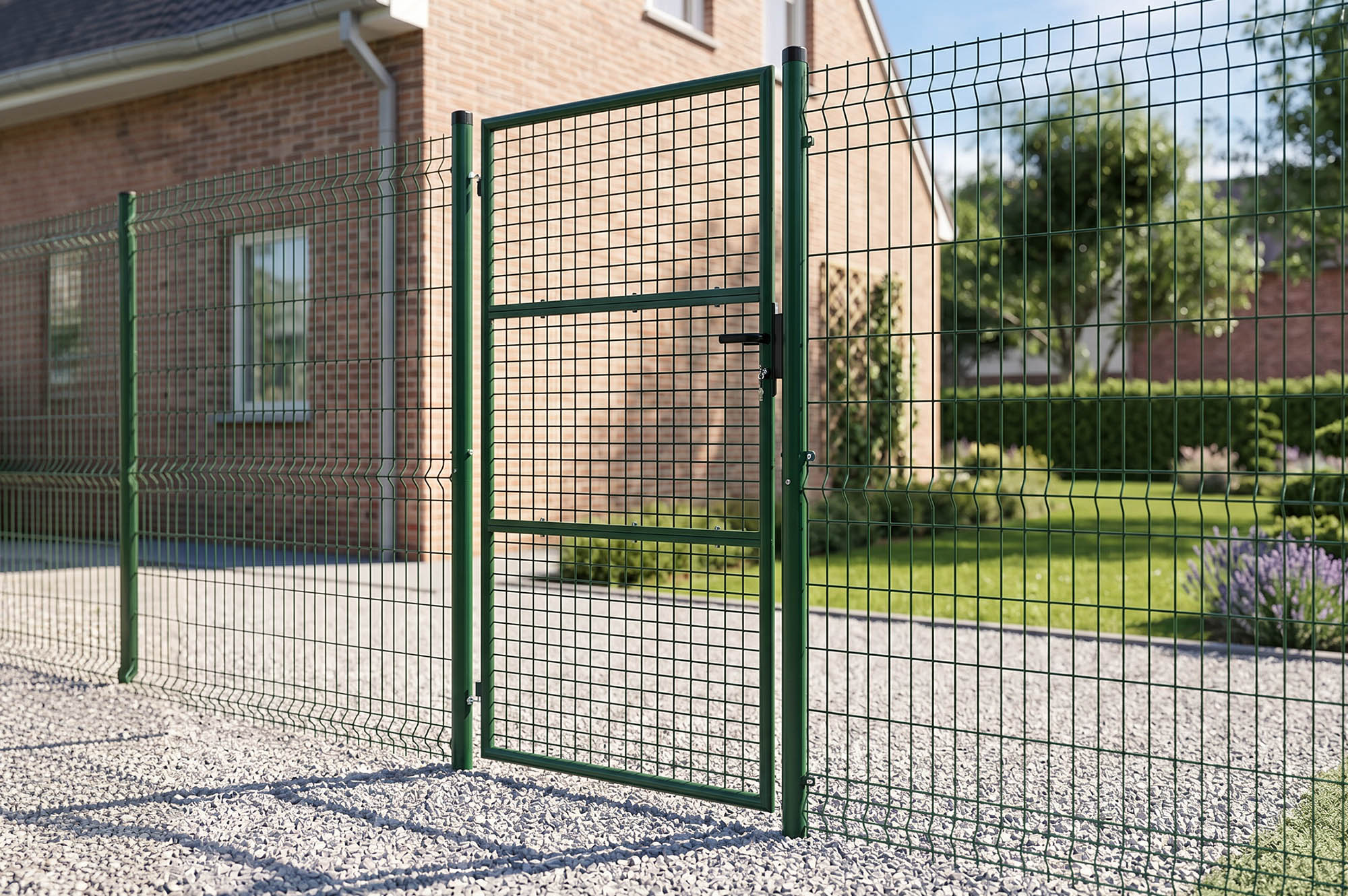 Mesh gate 4m H.180cm OLGA + side gate 1m OLGA H.180cm green 17
