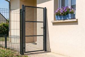 Mesh gate 3m OLGA H.200cm + side gate 1m OLGA H.200cm grey 17
