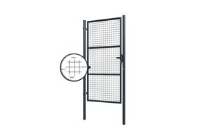 Portillon grillagé 1m OLGA H.200cm gris 5