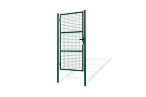 Portail grillagé 3m OLGA H.200cm + Portillon 1m OLGA H.200cm vert 15