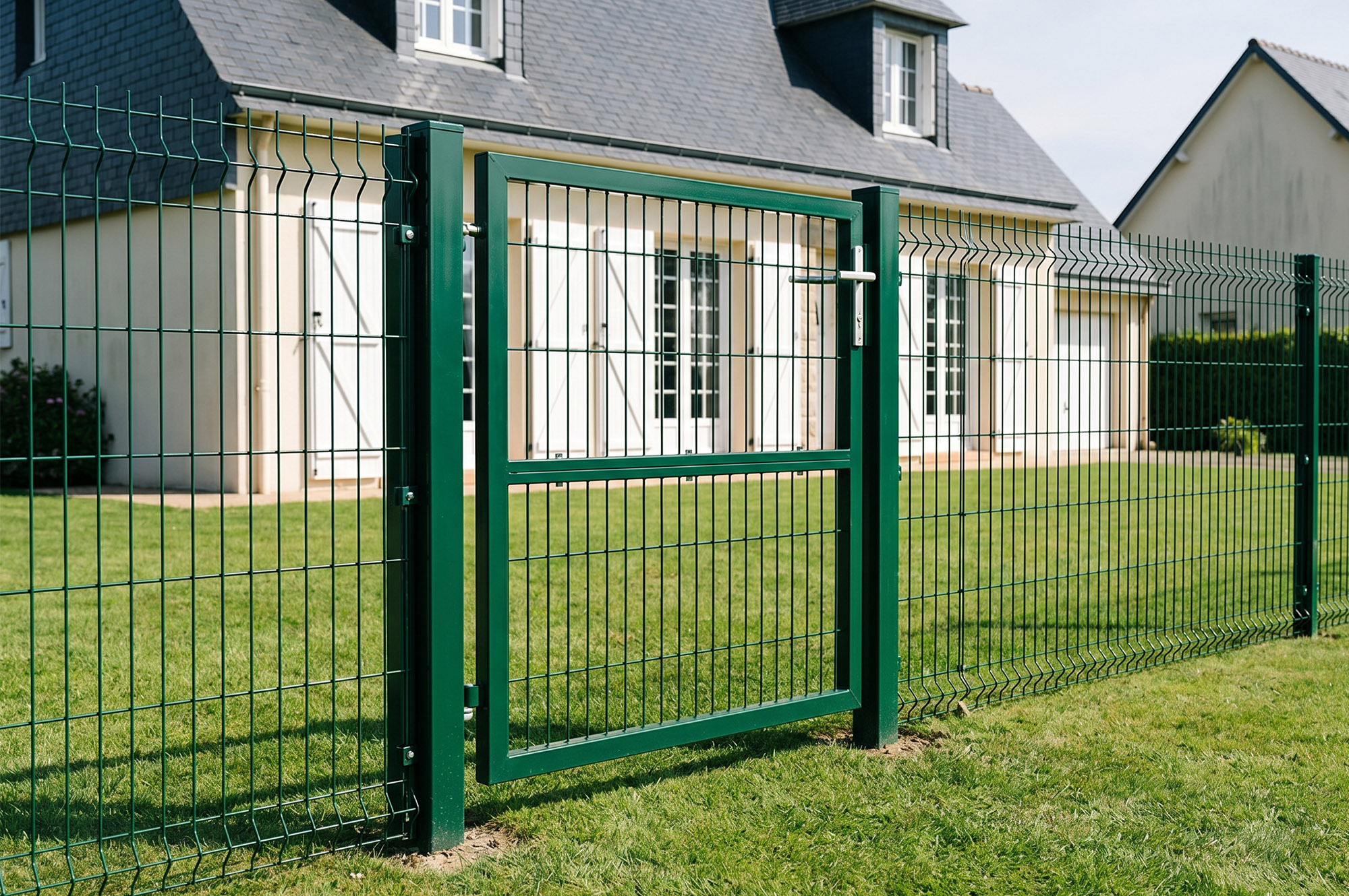 Wire mesh side gate 1m RAZO H.100cm green 4