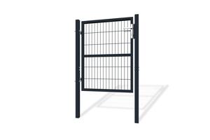 Portillon grillagé 1m RAZO H.120cm gris 2