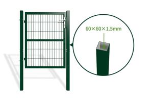 Portail grillagé 4m RAZO H.120cm + Portillon 1m RAZO H.120cm vert 20