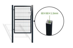 Portillon grillagé 1m RAZO H.140cm gris 7