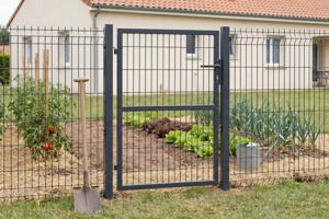 Zauntor Metall 1m RAZO H.140cm grau 13