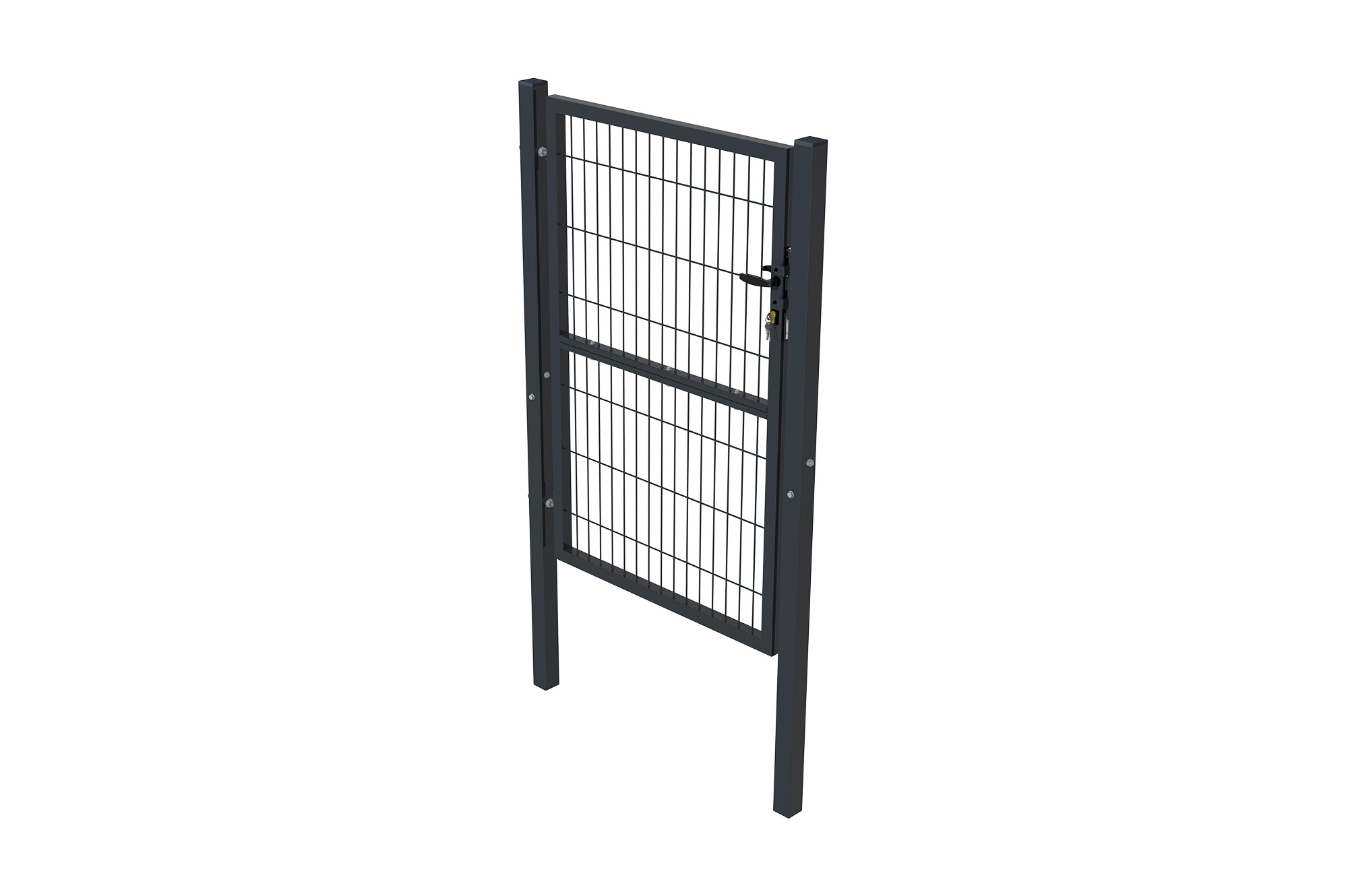 Mesh gate 4m H.140cm RAZO + side gate 1m RAZO H.140cm grey 20
