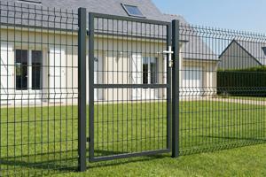 Zauntor Metall 1m RAZO H.140cm grau 4