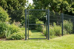 Zauntor Metall 1m RAZO H.140cm grau 3