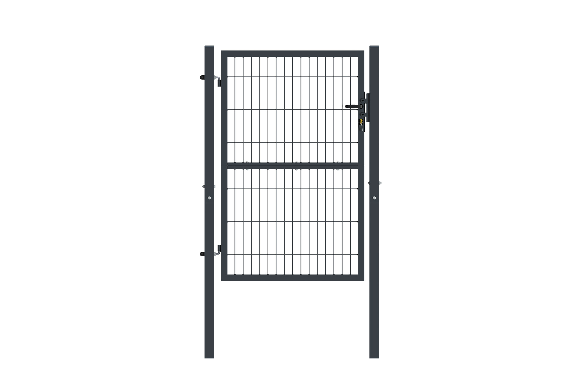 Wire mesh side gate 1m RAZO H.140cm grey main_image