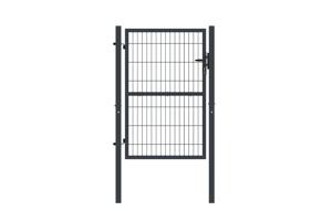 Portillon grillagé 1m RAZO H.140cm gris main image
