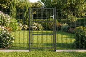 Wire mesh side gate 1m RAZO H.160cm grey 2
