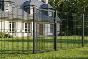 Wire mesh side gate 1m RAZO H.160cm grey 3