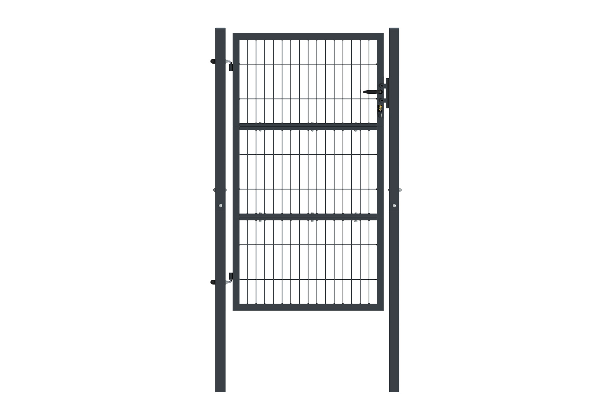 Portillon grillagé 1m RAZO H.160cm gris main_image