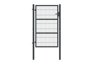 Portillon grillagé 1m RAZO H.160cm gris main image