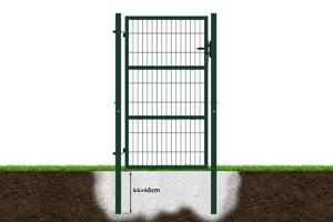 Portillon grillagé 1m RAZO H.160cm vert 8