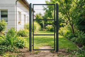Zauntor Metall 1m RAZO H.180cm grau 9