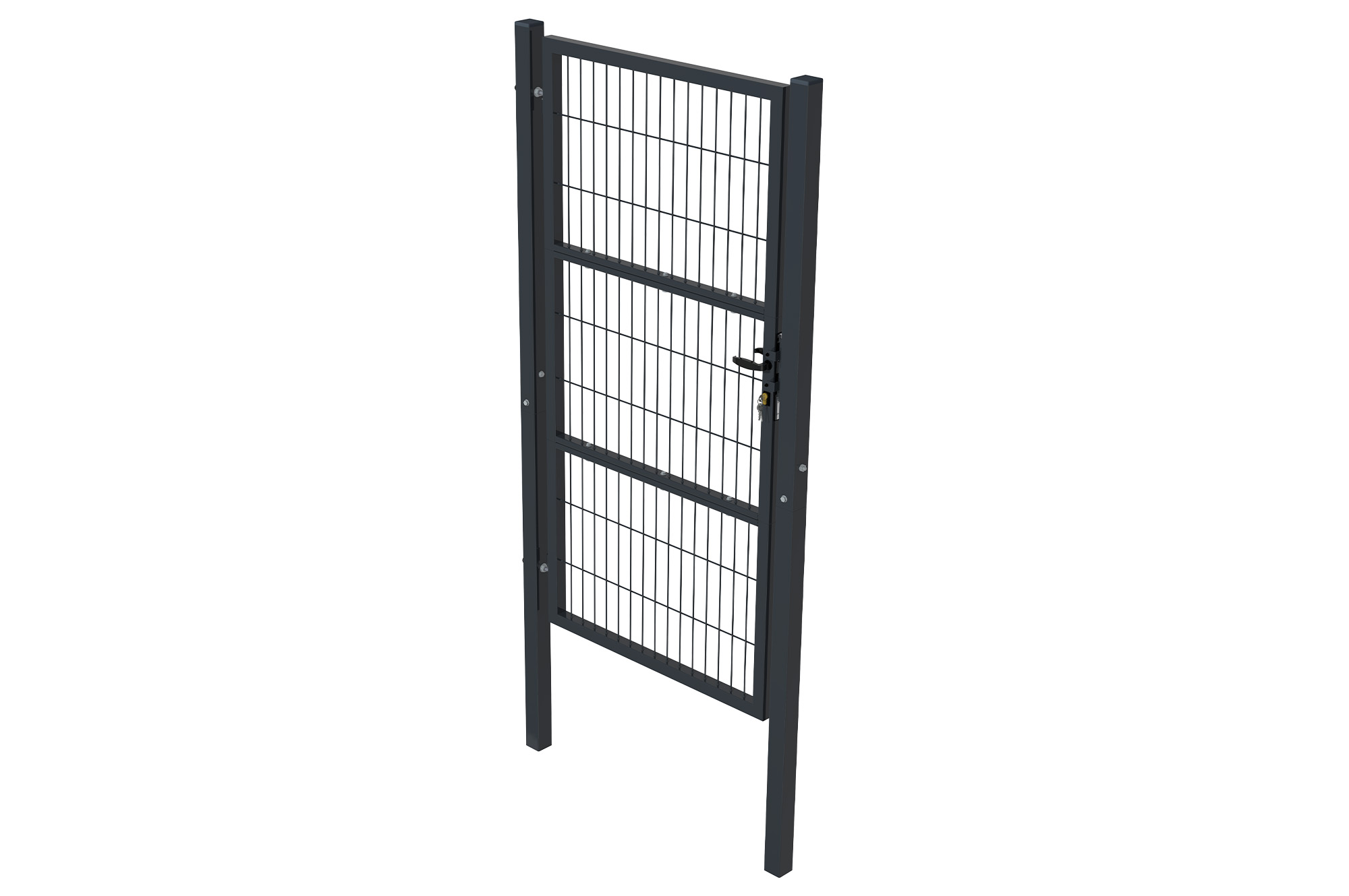 Zauntor Metall 1m RAZO H.180cm grau 10