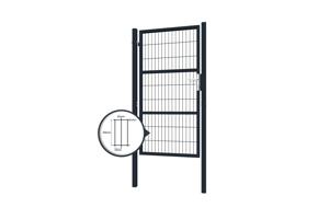 Wire mesh side gate 1m RAZO H.180cm grey 5