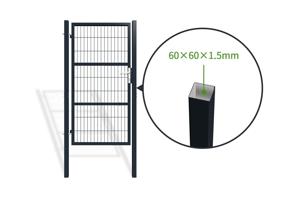 Wire mesh side gate 1m RAZO H.180cm grey 7