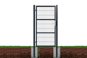 Wire mesh side gate 1m RAZO H.180cm grey 6