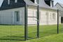 Portail grillagé 4m RAZO H.180cm + Portillon 1m RAZO H.180cm gris thumbnail 17