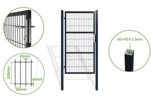 Poarta plasa 1m RAZO 100P180 GREY main image