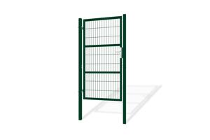 Portail grillagé 3m H.180cm RAZO + Portillon 1m RAZO H.180cm vert 15