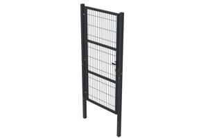 Portillon grillagé 1m RAZO H.200cm gris 10