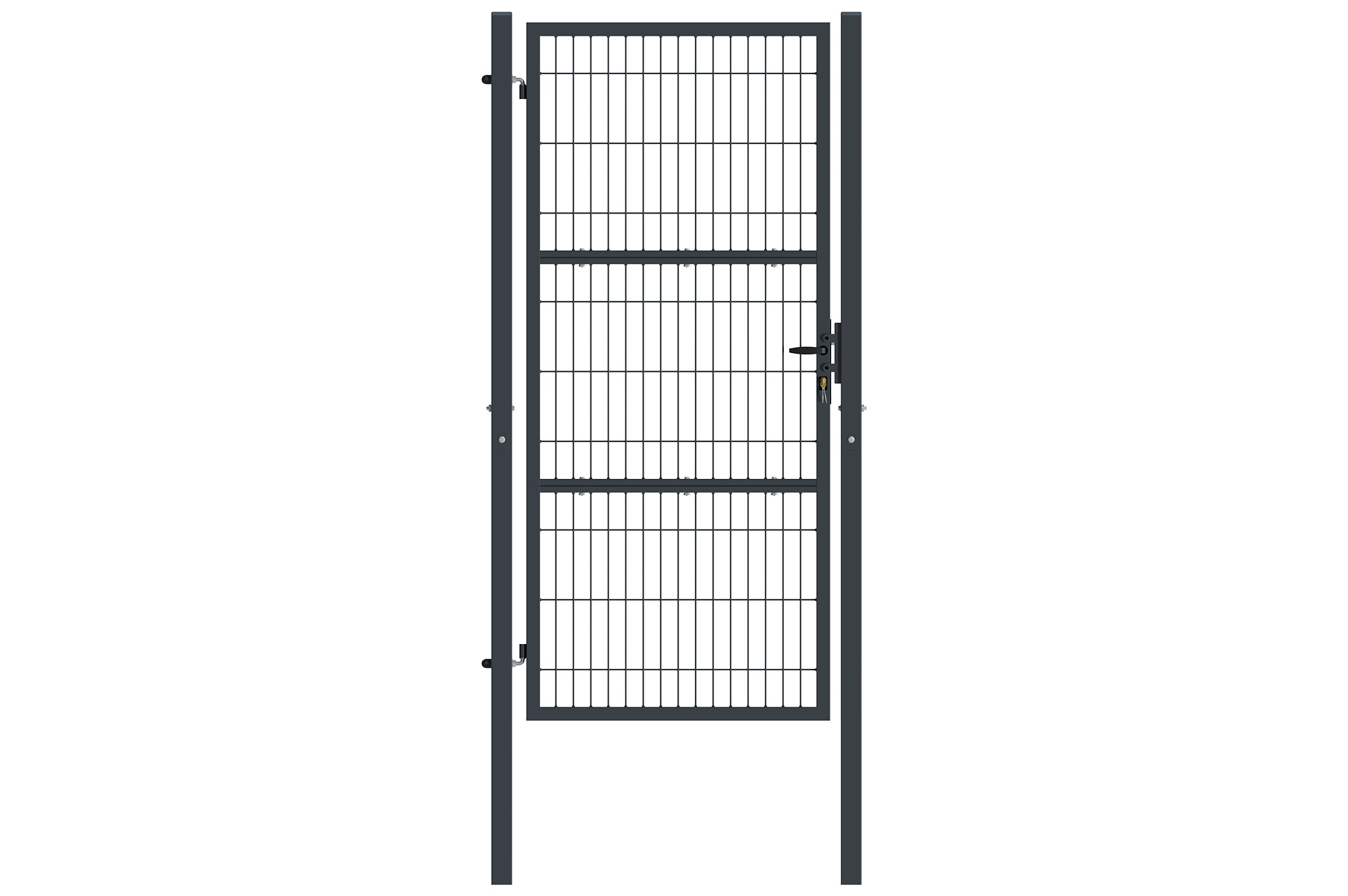 Portillon grillagé 1m RAZO H.200cm gris main_image