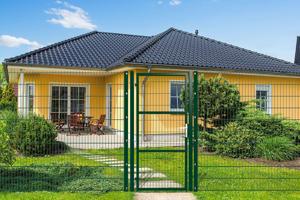 Mesh gate 4m RAZO H.200cm + side gate 1m RAZO H.200cm green 17