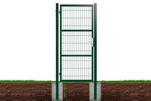Mesh gate 4m RAZO H.200cm + side gate 1m RAZO H.200cm green 20