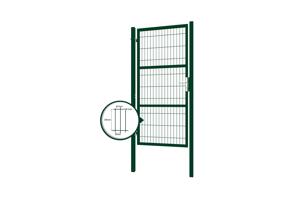 Mesh gate 4m RAZO H.200cm + side gate 1m RAZO H.200cm green 19